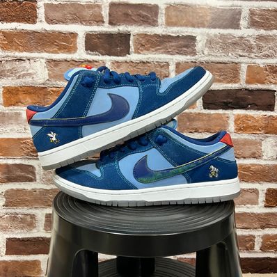 Why So Sad? × Nike SB Dunk Low "Coastal Blue/Speed Yellow-University Red"