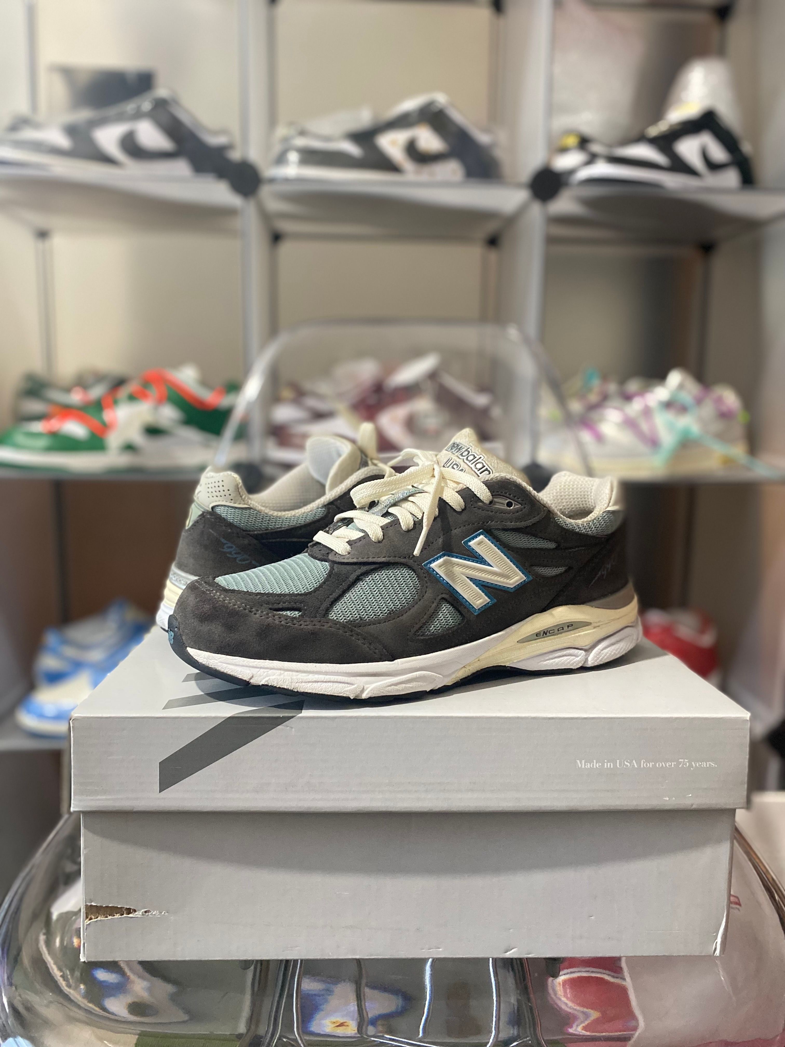 KITH × New Balance 990V3 "Steel Blue"