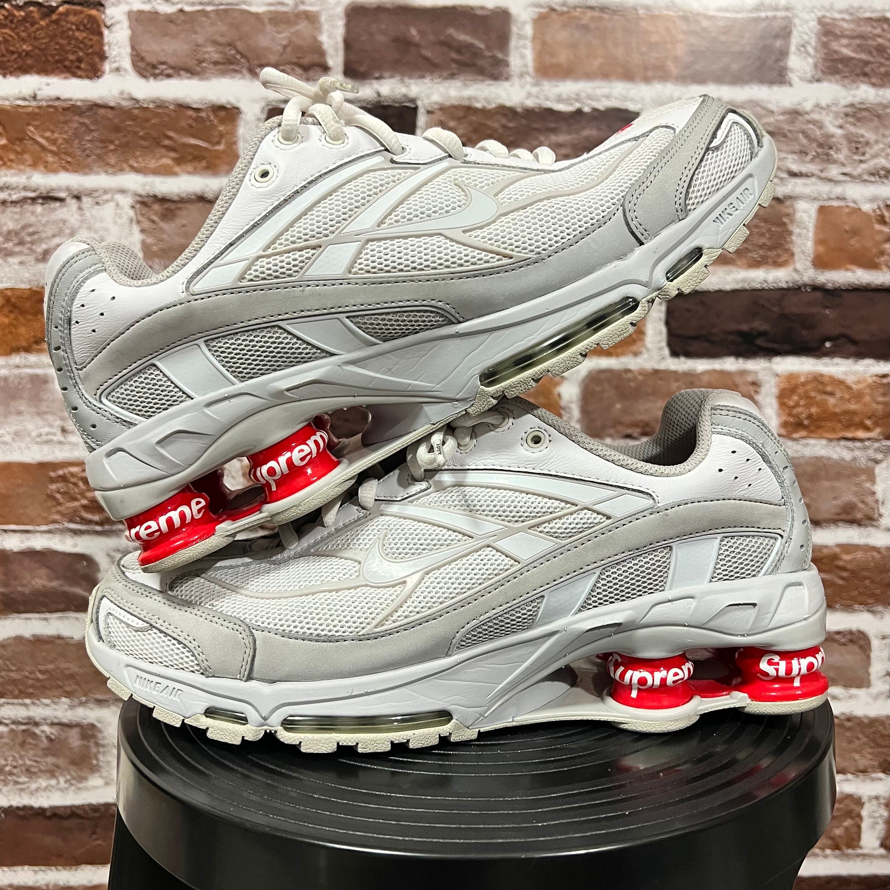 Supreme × Nike Shox Ride 2 "White/Grey Fog/Flat Platinum"