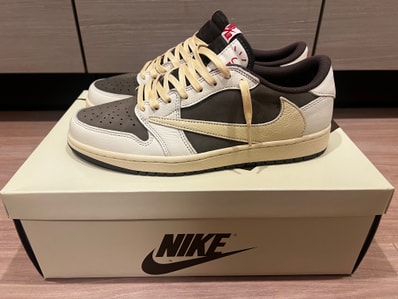 Travis Scott × Nike Air Jordan 1 Low OG SP "Reverse Mocha/Sail and Ridgerock"