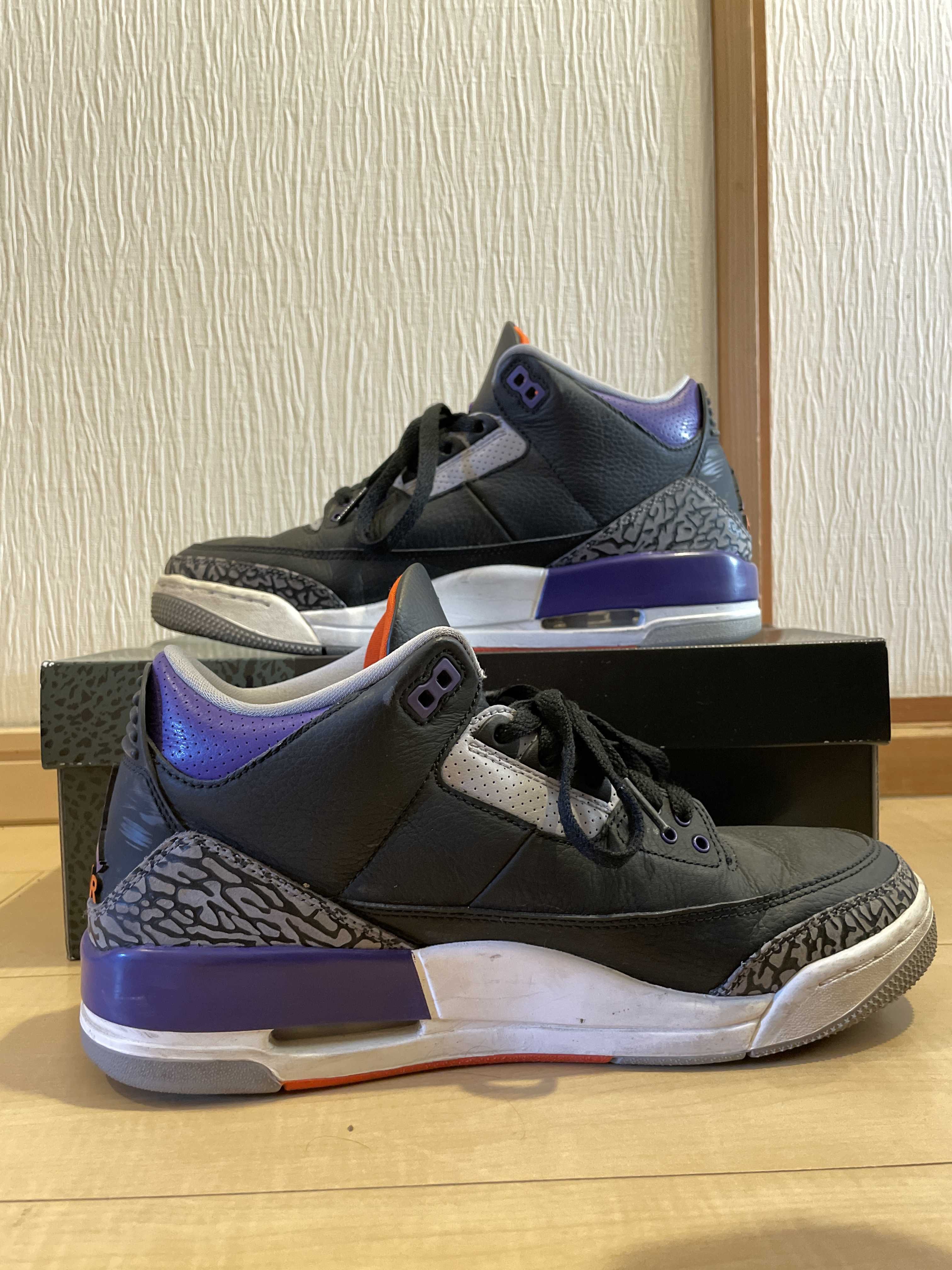Nike Air Jordan 3 Retro "Black/Court Purple"