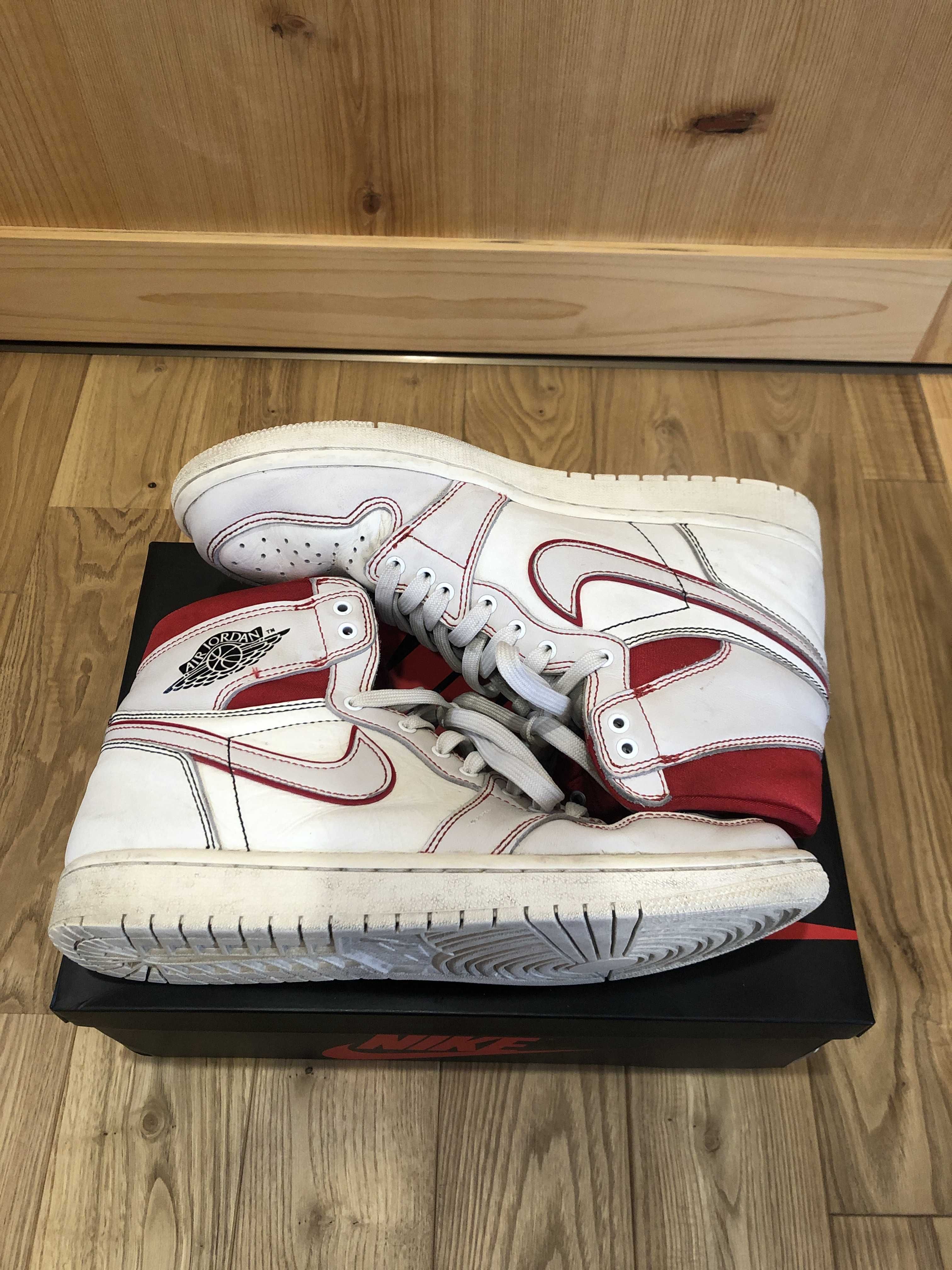Nike Air Jordan 1 Retro High OG "Sail/University Red"     