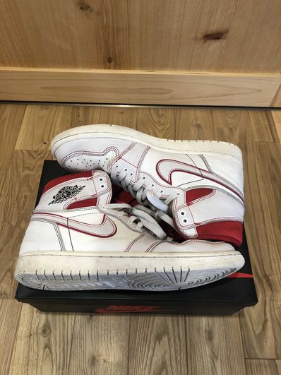 Nike Air Jordan 1 Retro High OG "Sail/University Red"