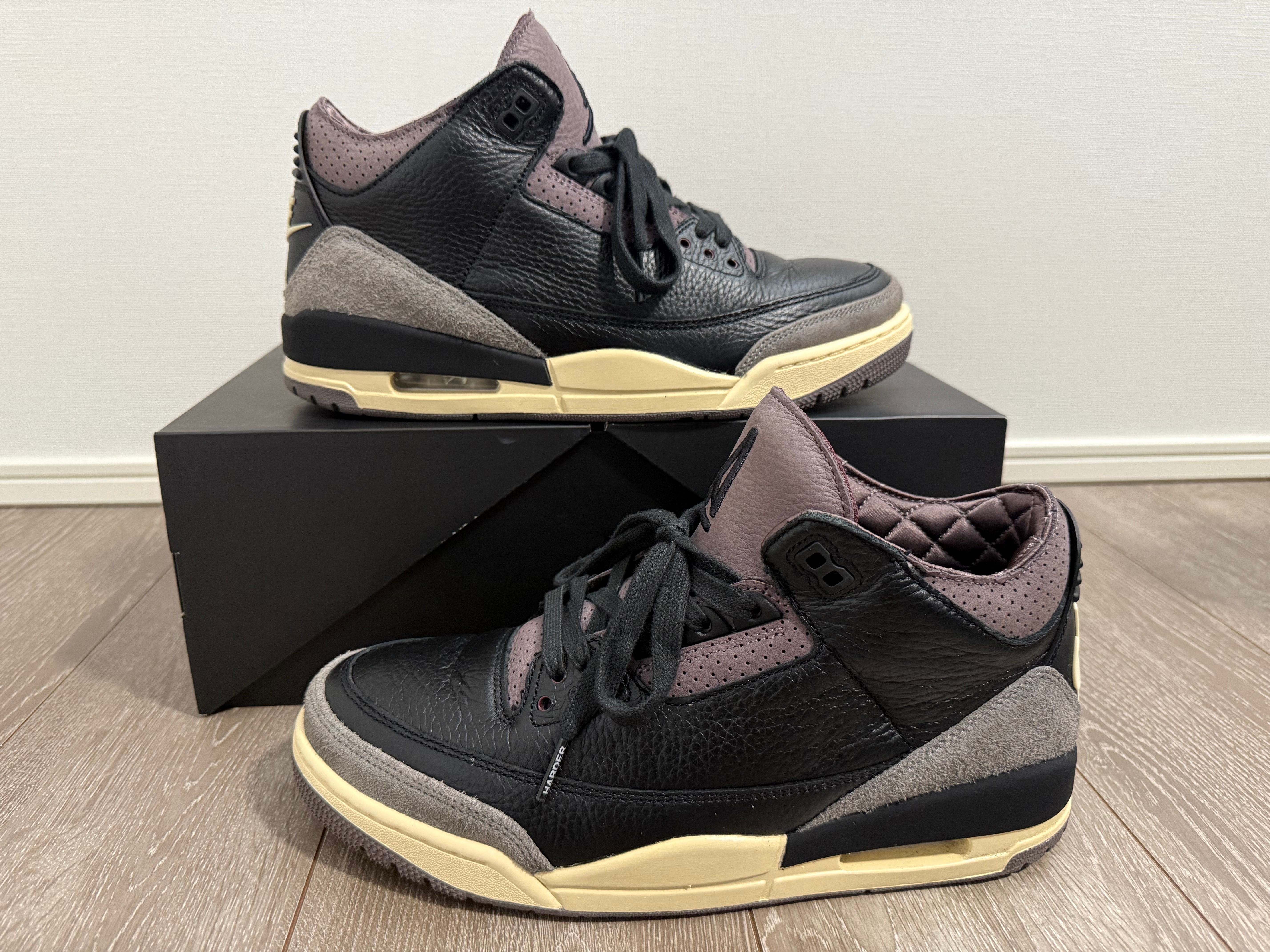 A Ma Maniere × Nike Women's Air Jordan 3 Retro OG SP "Black and Flat Pewter/WYWS"