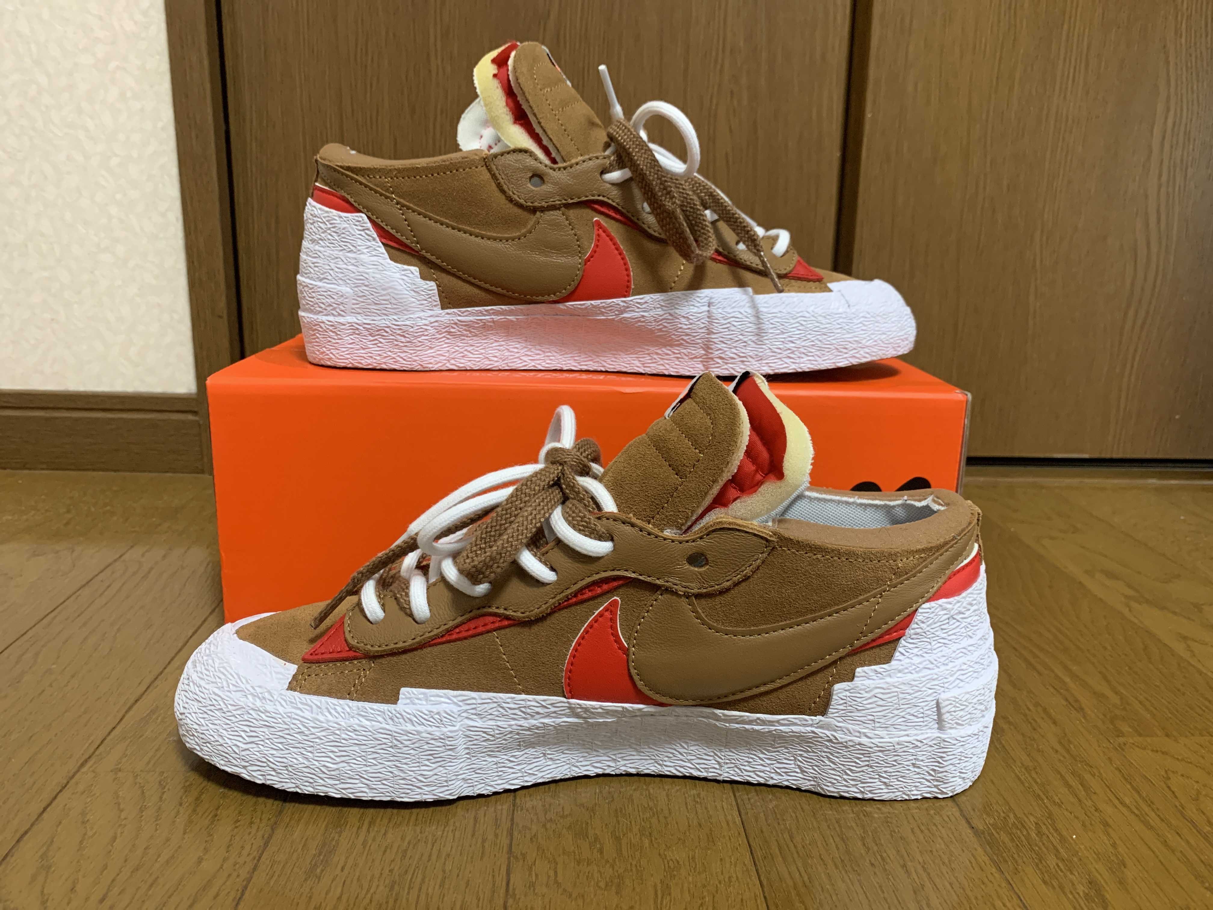SACAI × NIKE BLAZER LOW "BRITISH TAN"