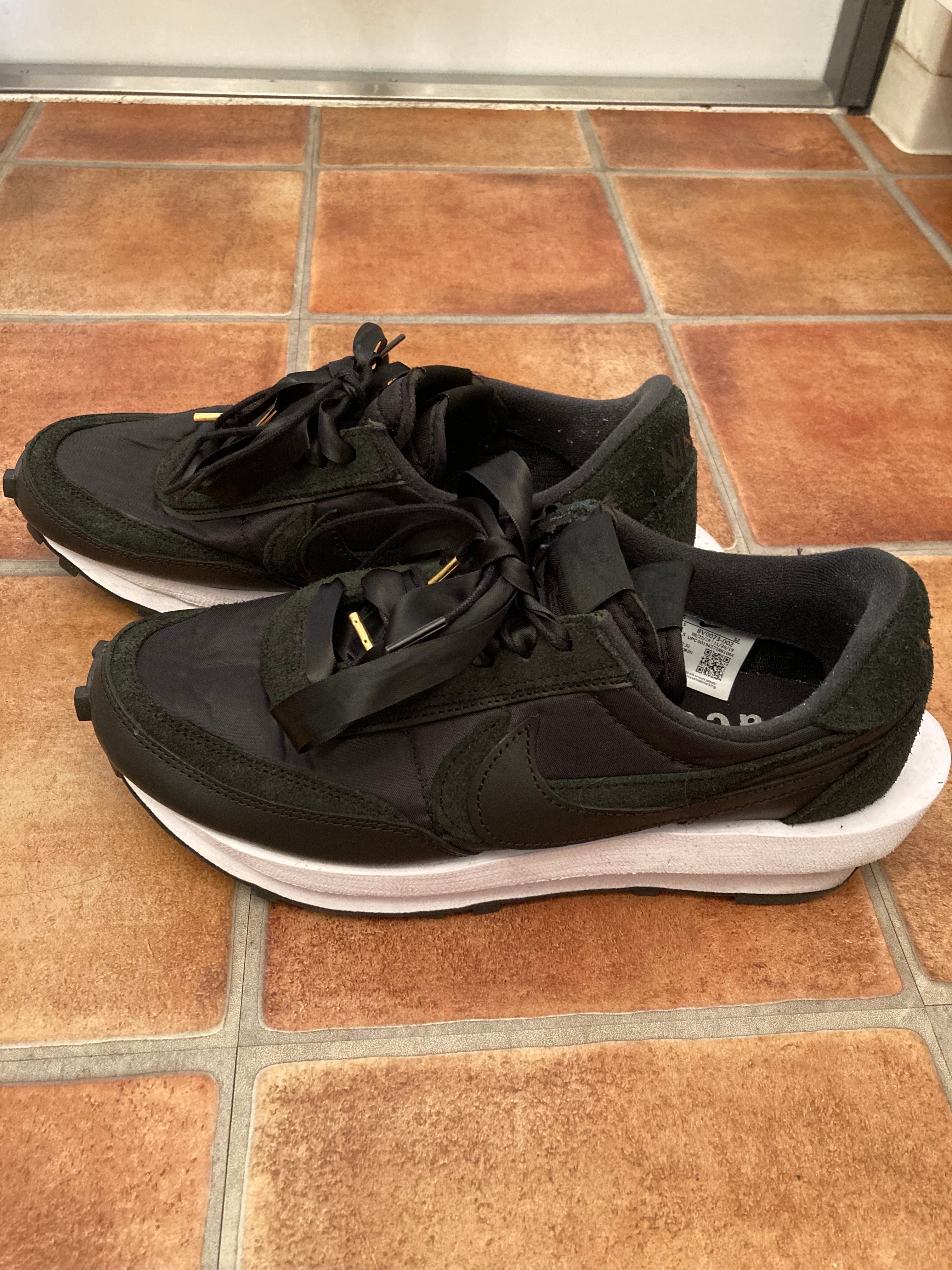 sacai × Nike LDV Waffle "Triple Black"