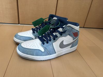 Nike Air Jordan 1 Mid SE "White/Hyper Royal/Red"