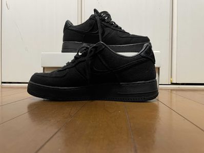 Stussy × Nike Air Force 1 Low "Triple Black"