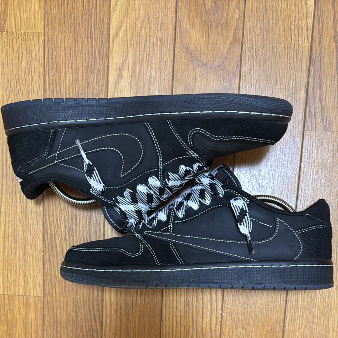 Travis Scott × Nike Air Jordan 1 Low OG SP "Black Phantom"