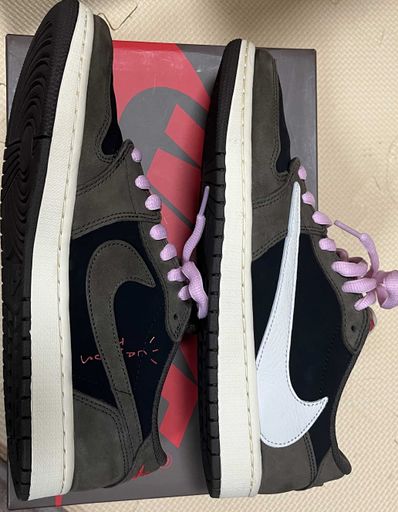 Travis Scott × Nike Air Jordan 1 Low OG SP-T "Black/Dark Mocha"