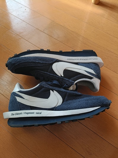 fragment design × sacai × Nike LD Waffle "Blackended Blue"