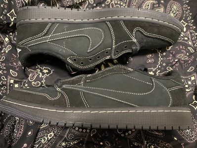 Travis Scott × Nike Air Jordan 1 Low OG SP "Black Phantom"