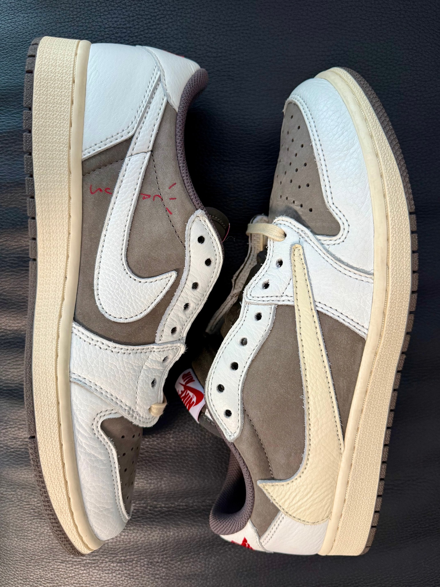 Travis Scott × Nike Air Jordan 1 Low OG SP "Reverse Mocha/Sail and Ridgerock"