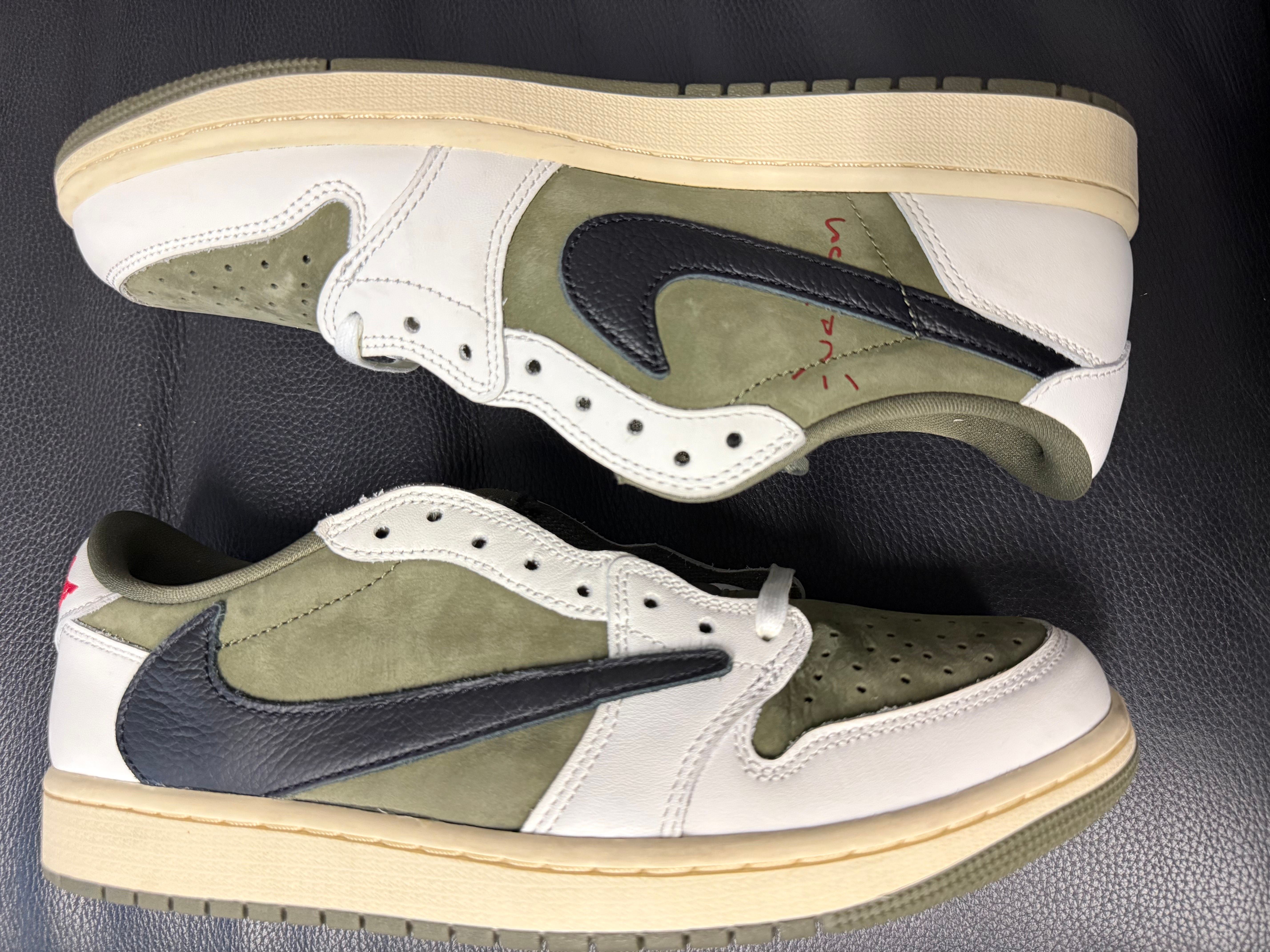 Travis Scott × Nike Air Jordan 1 Low OG SP "Reverse Olive"