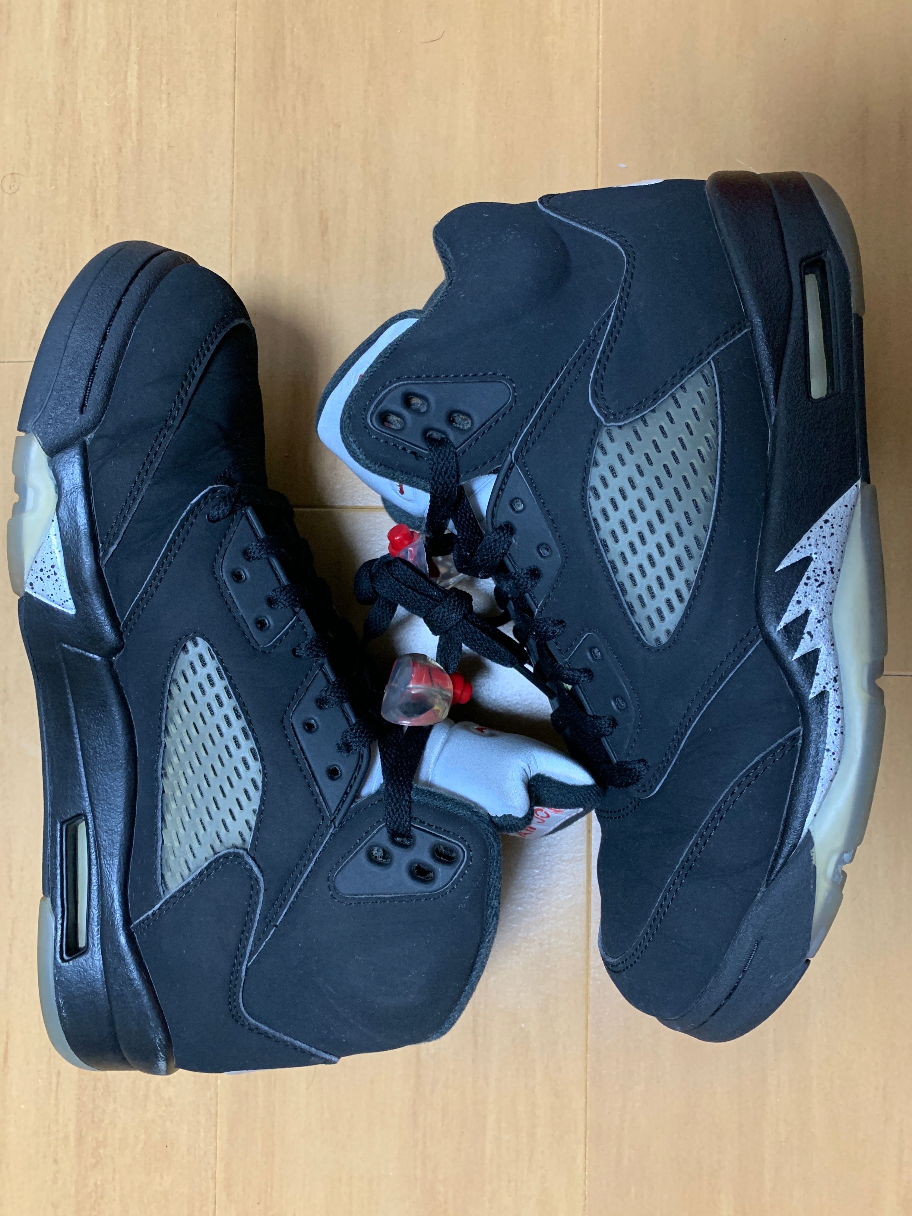 Nike Air Jordan 5 Retro OG "Black/Fire Red/Metallic Silver/White" (2016)