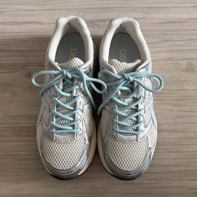 KITH × Asics Gel-1130 "Cream/Starlight Blue" (1201A956-101)