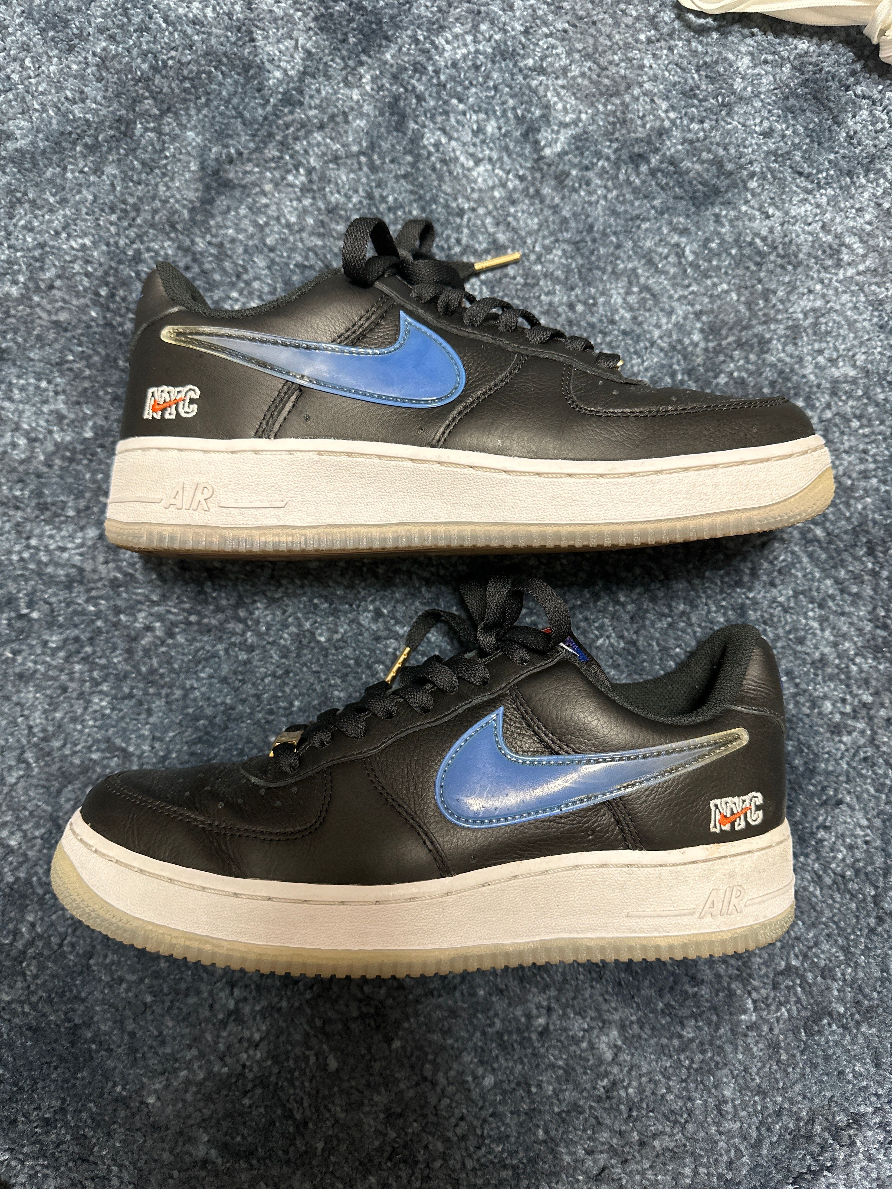 KITH × Nike Air Force 1 Low New York Knicks "Black/Brilliant Orange/Rush/Brilliant White"