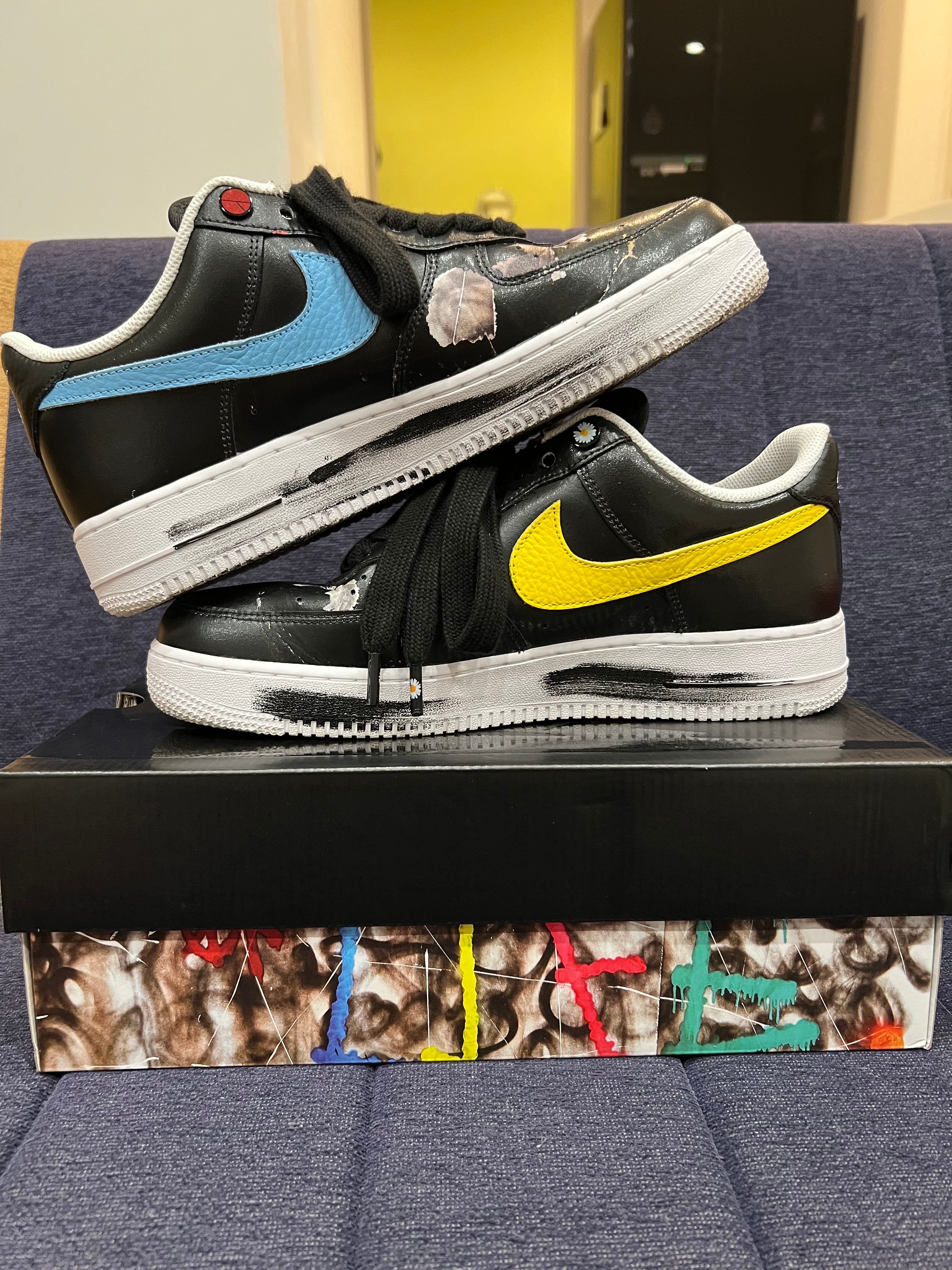 PEACEMINUSONE × Nike Air Force 1 Low '07 Para-Noise 3.0 "Black and Multi-Color" / G-DRAGON