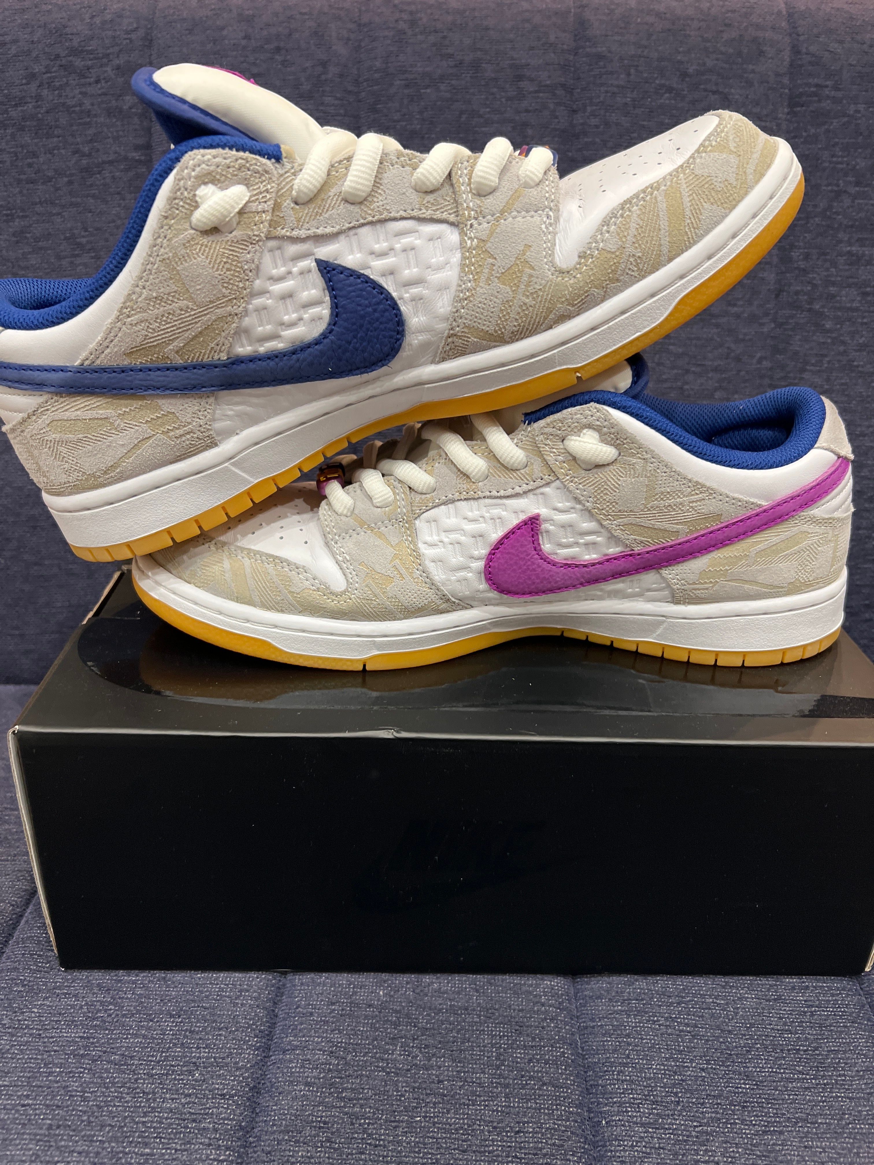 Rayssa Leal × Nike SB Dunk Low PRM "Pure Platinum and Vivid Purple"