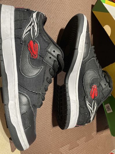 Wasted Youth × Nike SB Dunk Low "Black Denim" / VERDY