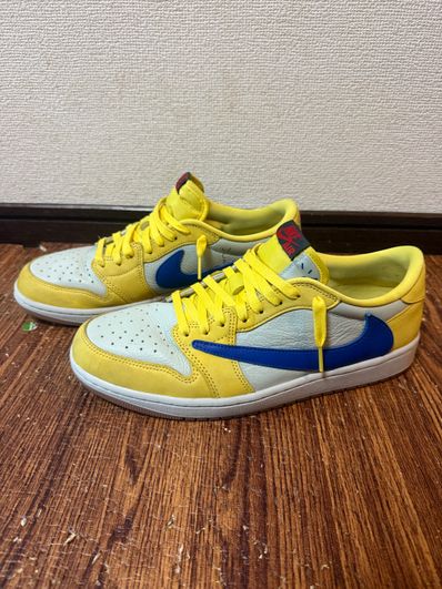 Travis Scott × Nike Women's Air Jordan 1 Retro Low OG "Canary"