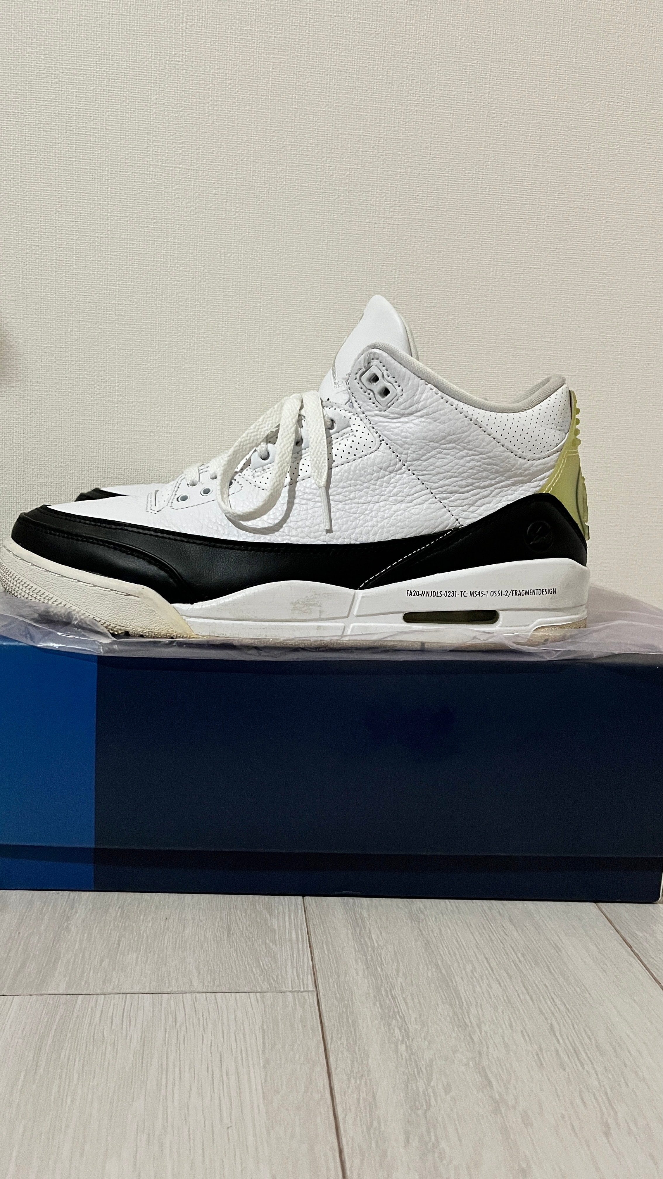 Fragment × Nike Air Jordan 3 "White/Black"