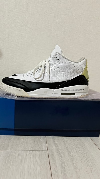 Fragment × Nike Air Jordan 3 "White/Black"