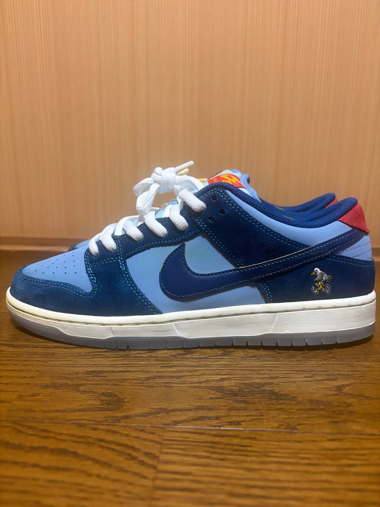 Why So Sad? × Nike SB Dunk Low "Coastal Blue/Speed Yellow-University Red"