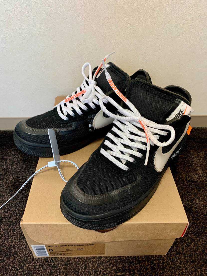 Off-White × Nike Air Force 1 Low "Black"