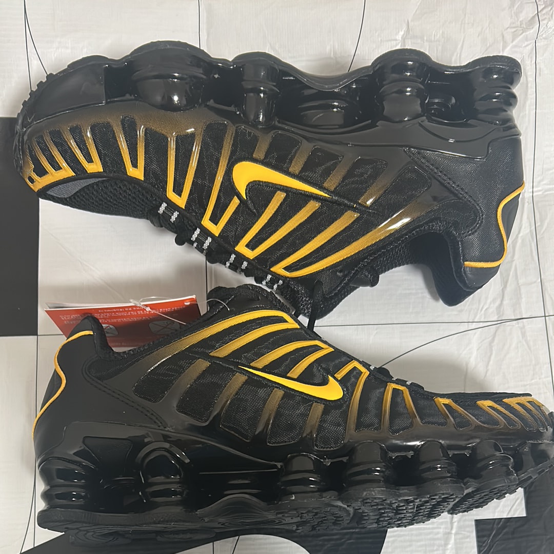 Nike Shox TL "Black/University Gold"