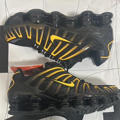 Nike Shox TL "Black/University Gold"