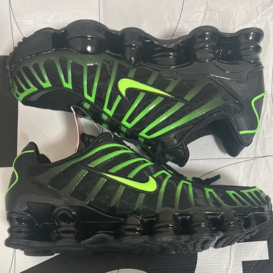 Nike Shox TL "Black/Green Strike"