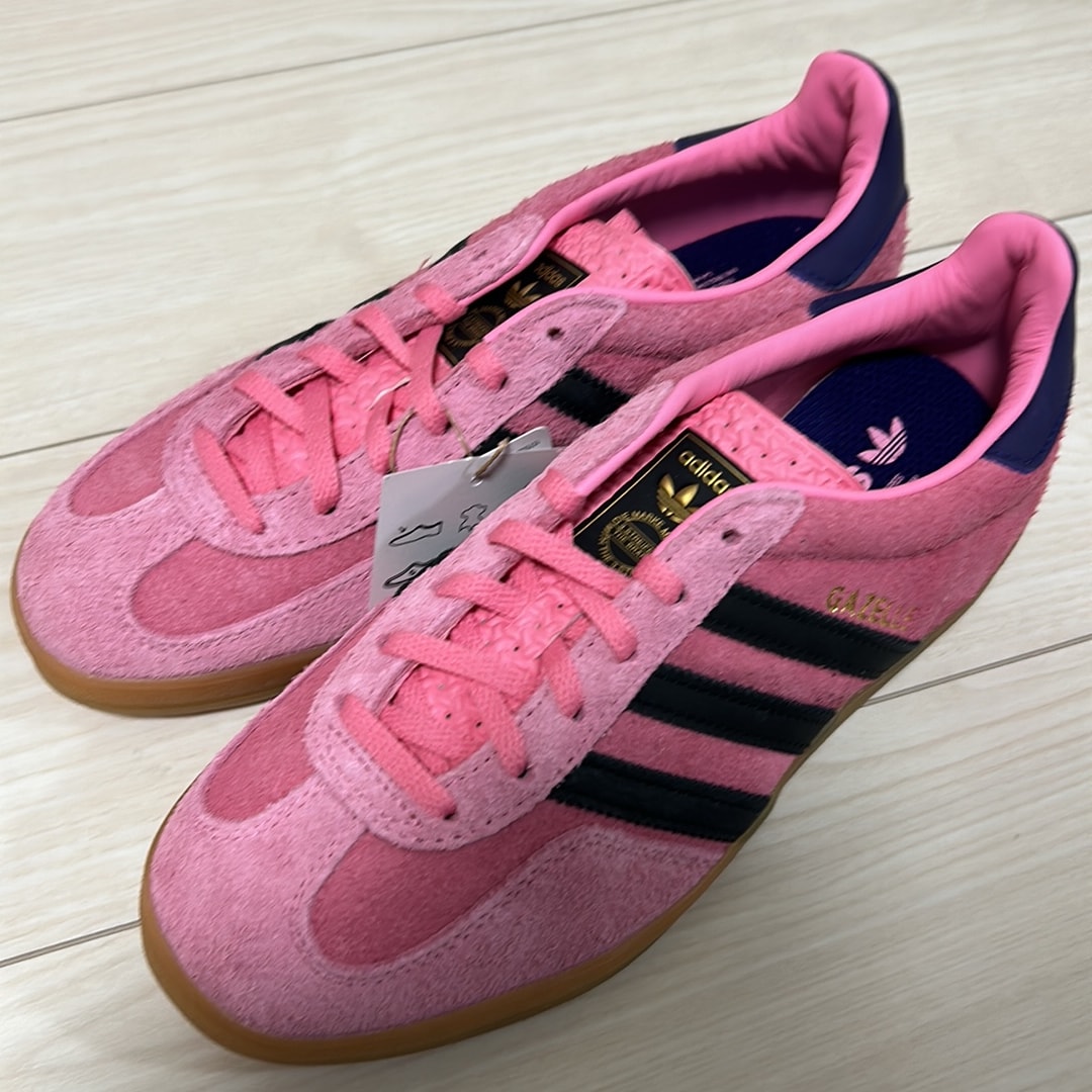adidas Women's Gazelle Indoor "Bliss Pink/Core Black/Collegiate Purple"