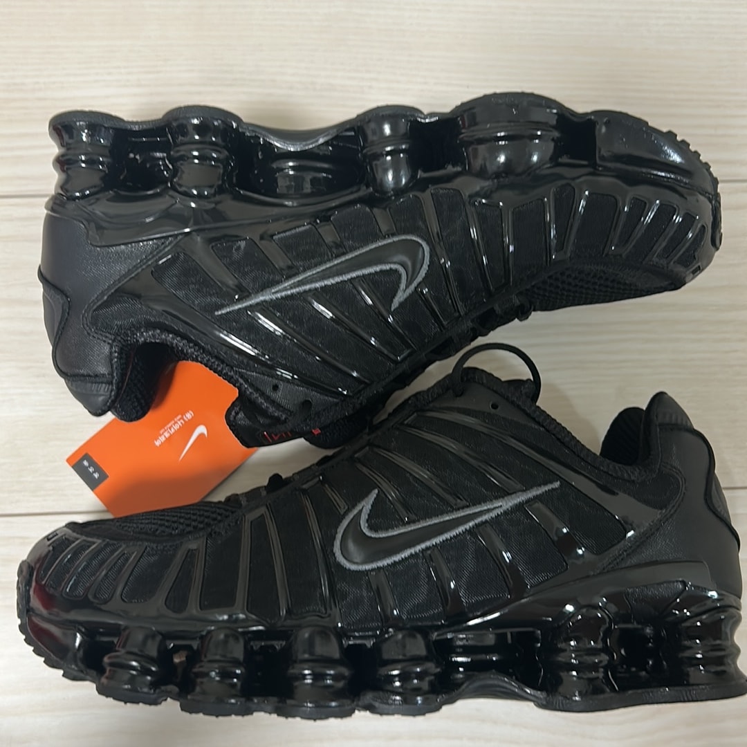 Nike Shox TL "Black/Metallic Hematite/Max Orange/Black"