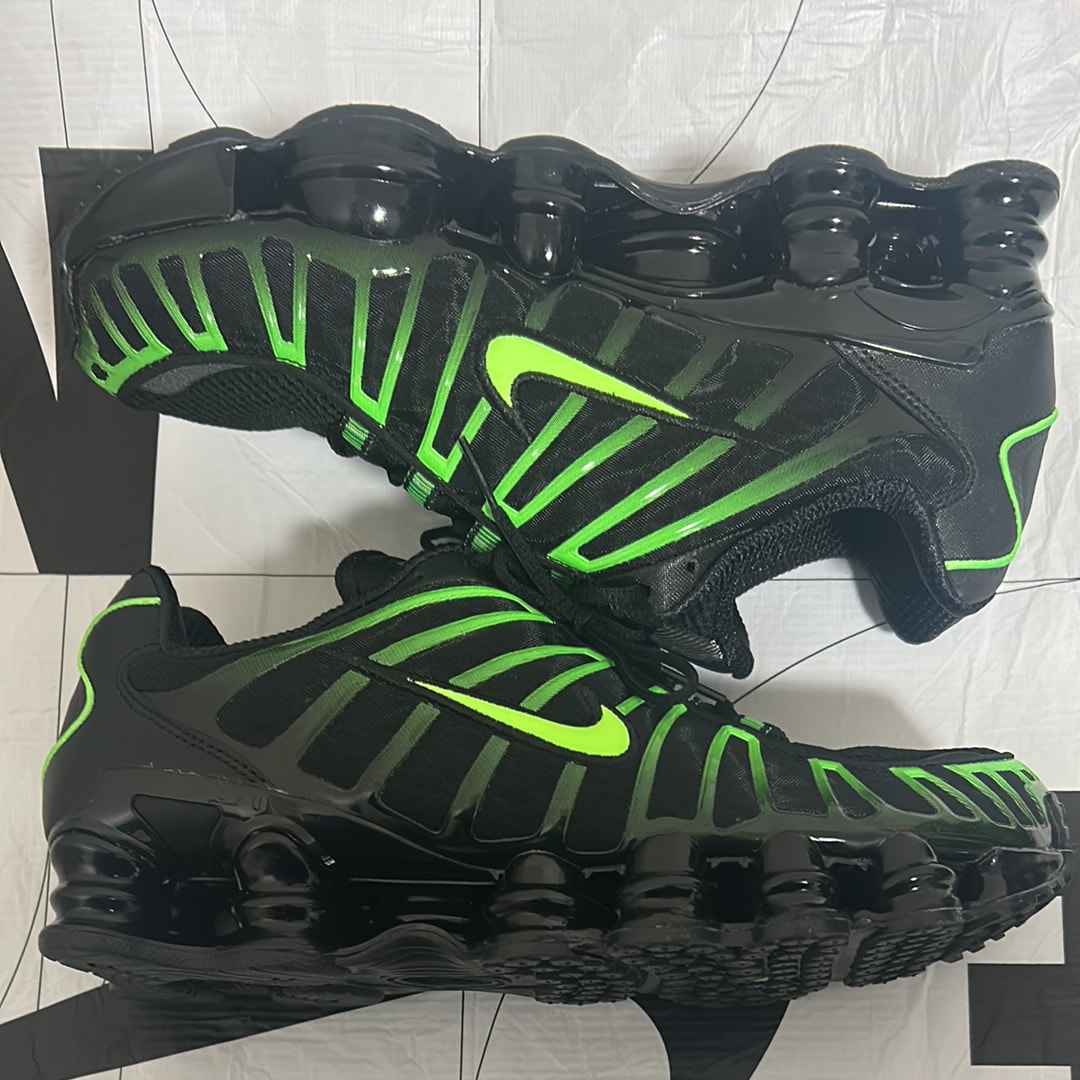 Nike Shox TL "Black/Green Strike"