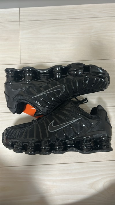 Nike Shox TL "Black/Metallic Hematite/Max Orange/Black"