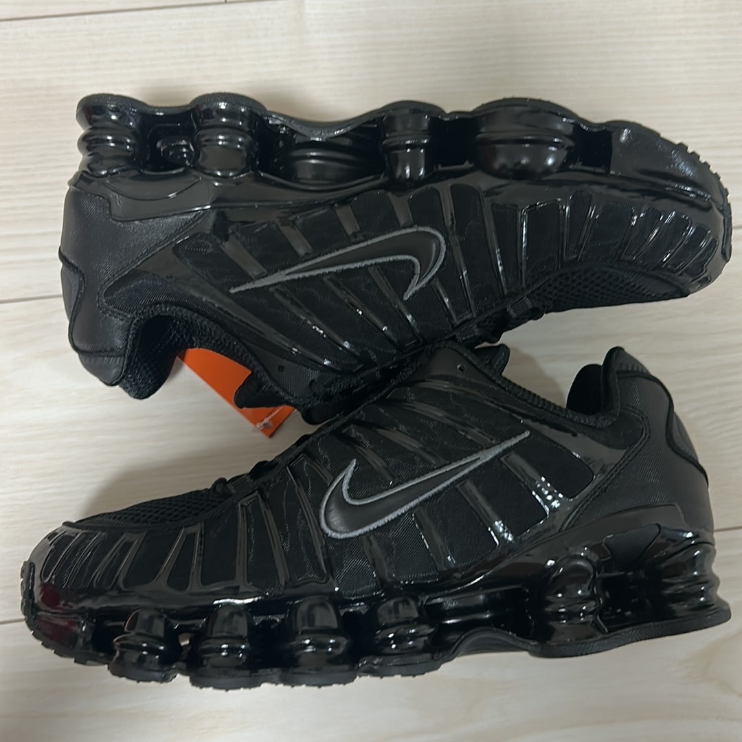 Nike Shox TL "Black/Metallic Hematite/Max Orange/Black"