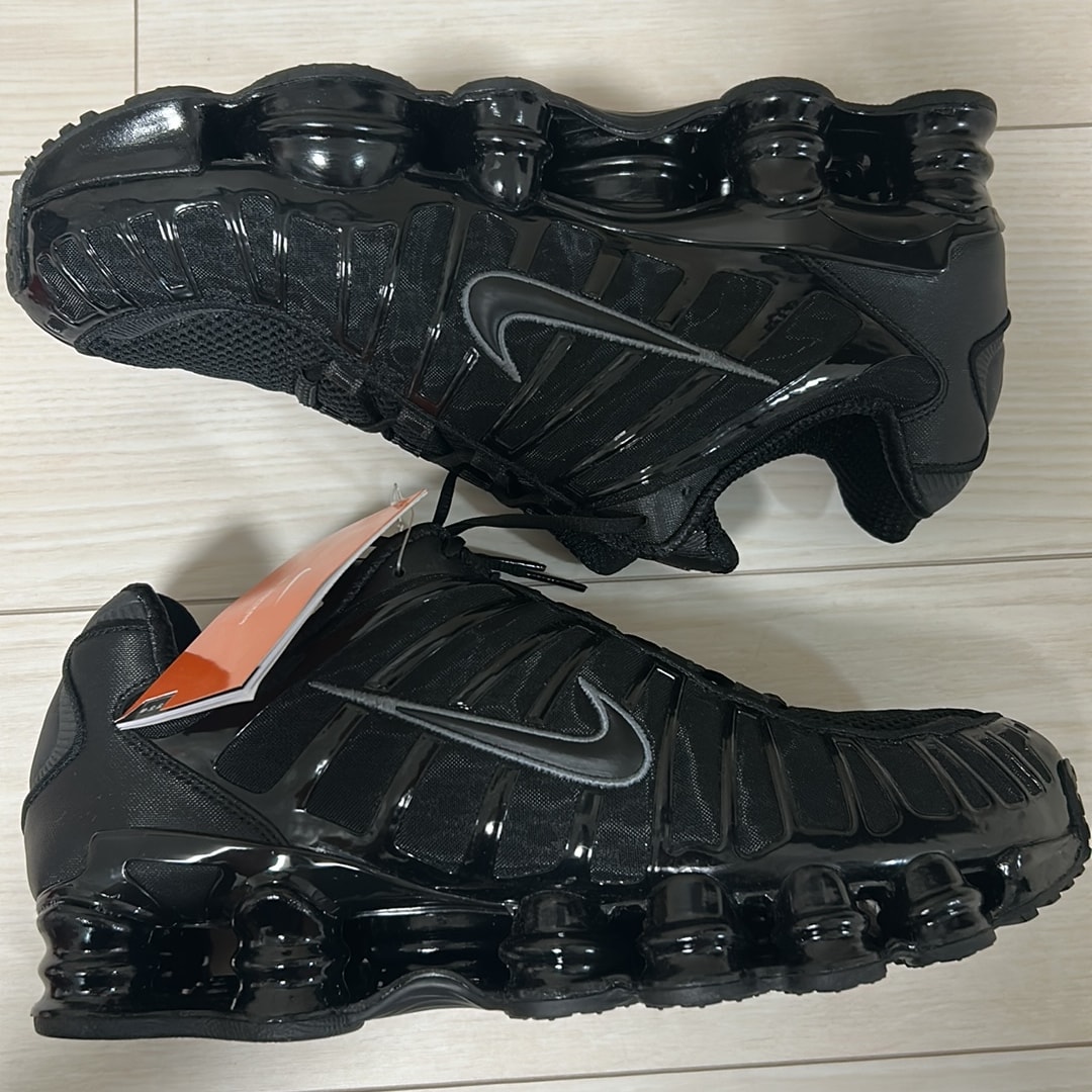 Nike Shox TL "Black/Metallic Hematite/Max Orange/Black"