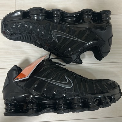 Nike Shox TL "Black/Metallic Hematite/Max Orange/Black"