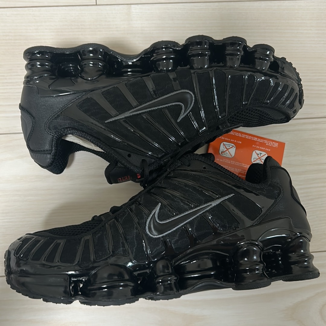 Nike Shox TL "Black/Metallic Hematite/Max Orange/Black"