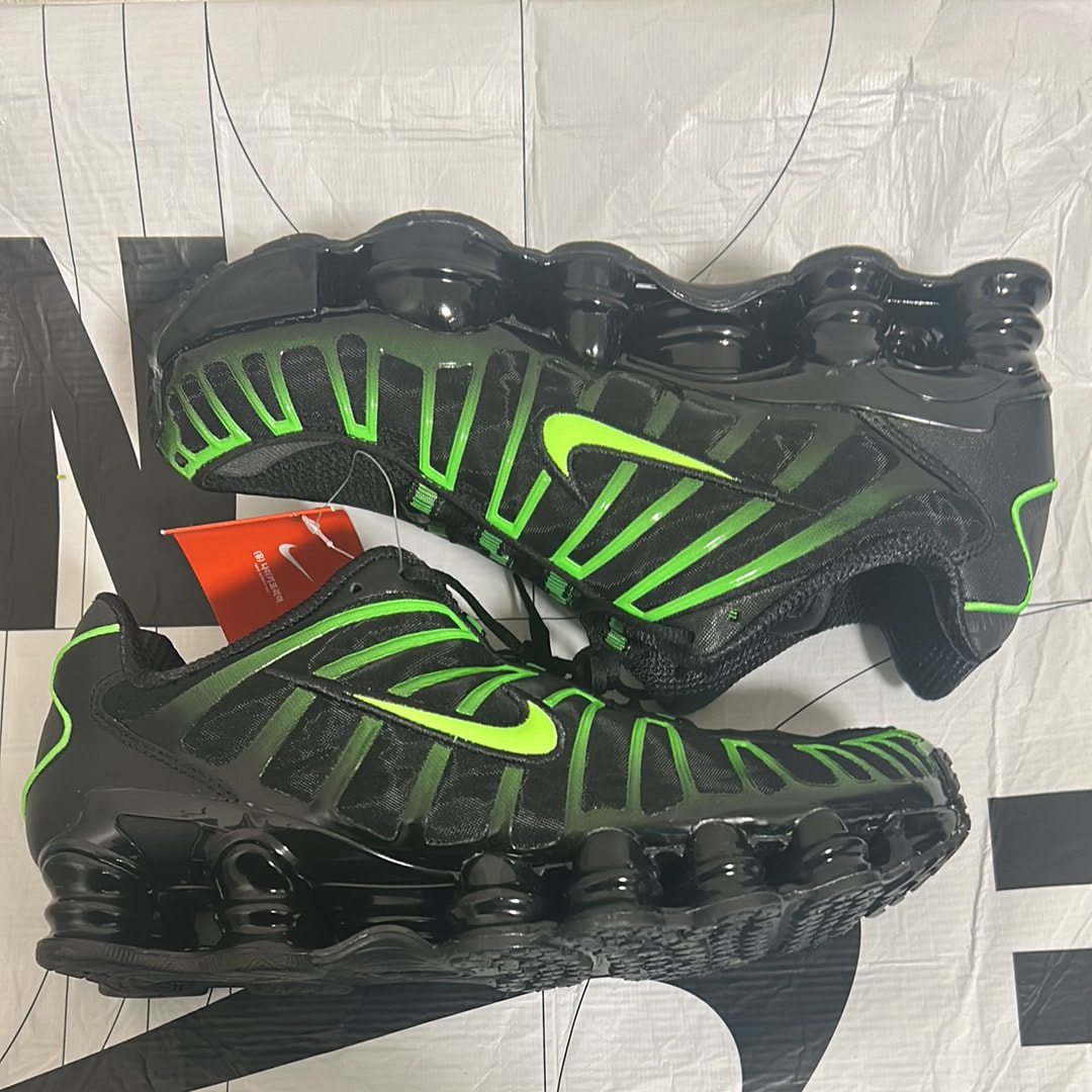 Nike Shox TL "Black/Green Strike"