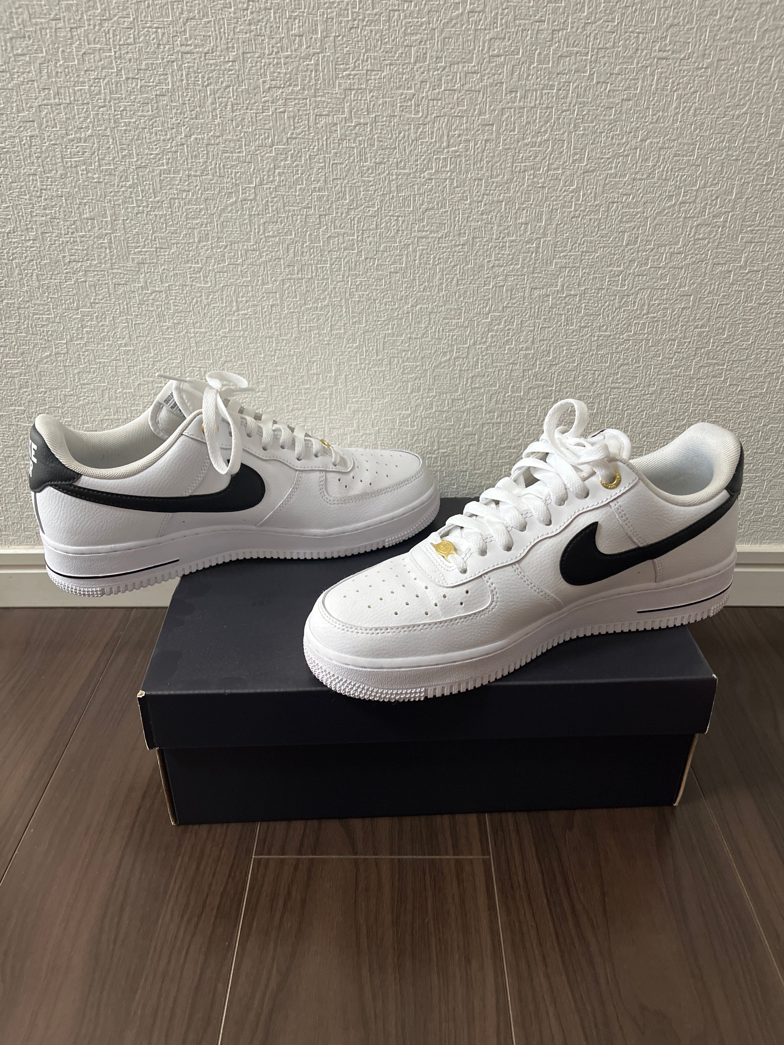 Nike Air Force 1 Low '07 LV8 40th Anniversary "Black/White-Metallic Gold"