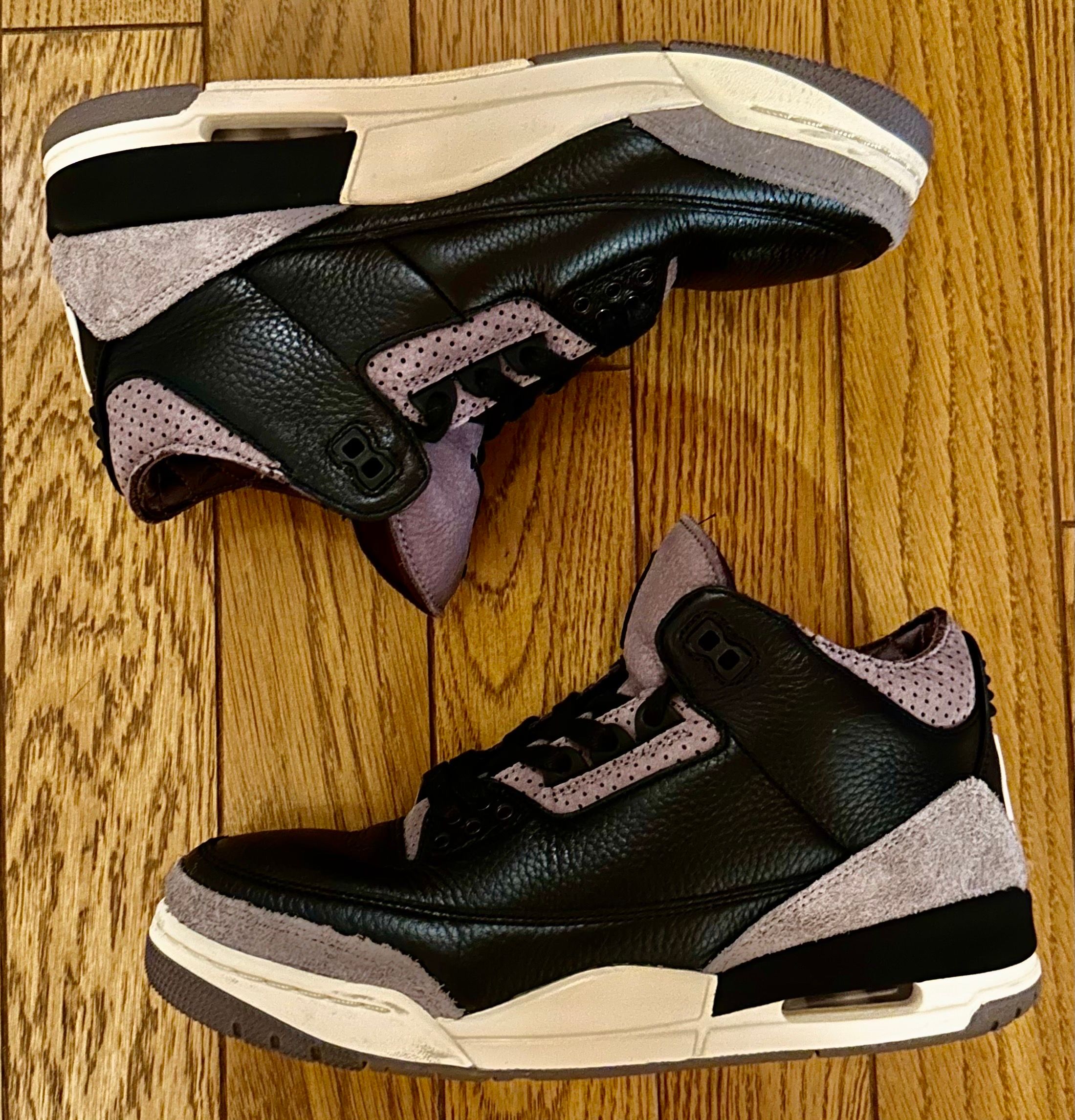 A Ma Maniere × Nike Women's Air Jordan 3 Retro OG SP "Black and Flat Pewter/WYWS"