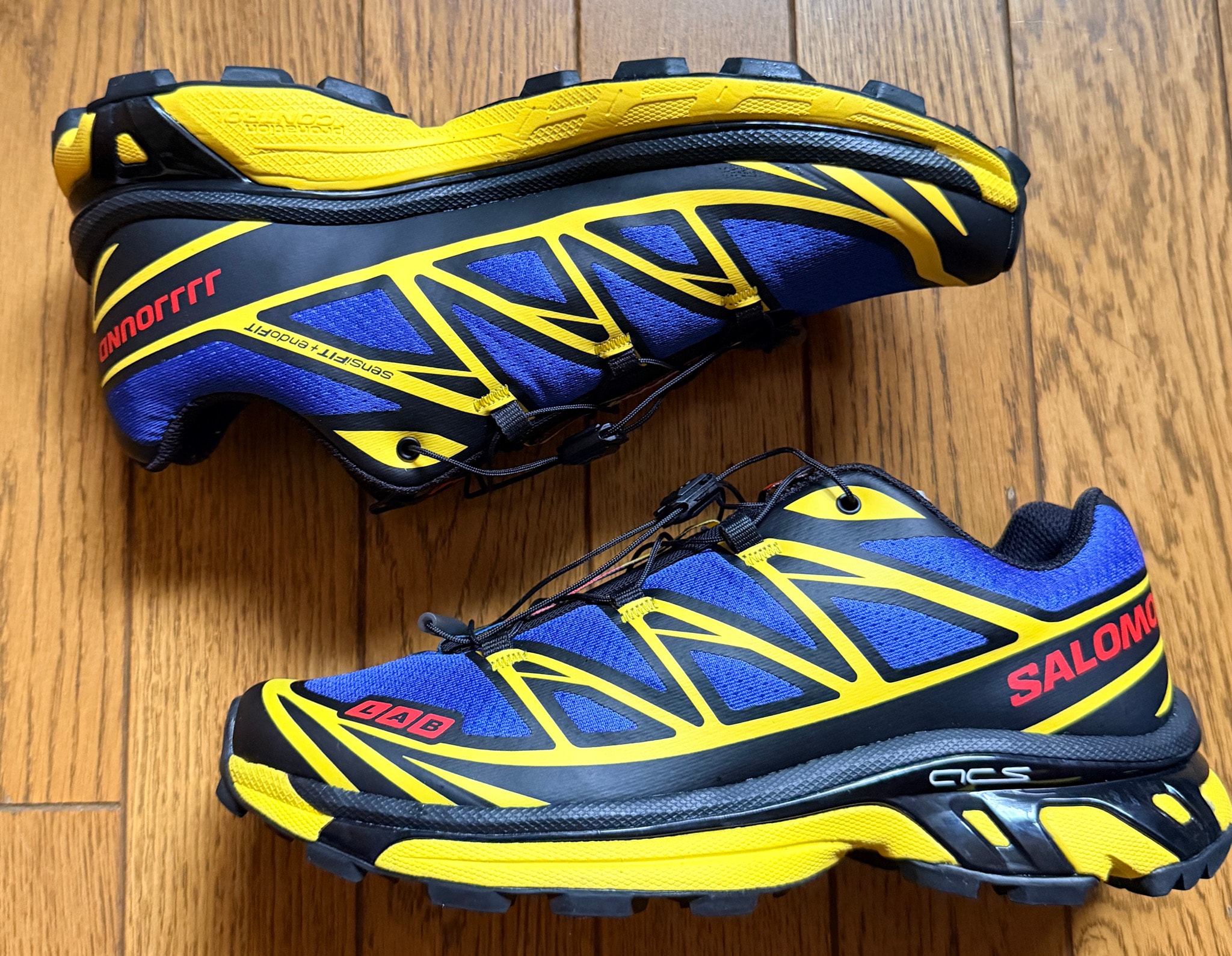 JJJJound × Salomon XT-6 "Nautical Blue/Lemon/Black"