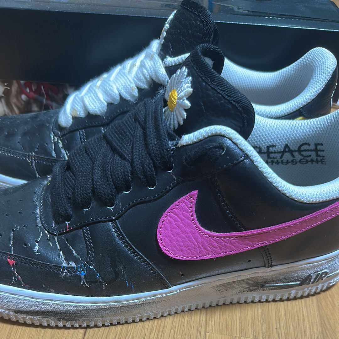 PEACEMINUSONE × Nike Air Force 1 Low '07 Para-Noise 3.0 "Black and Multi-Color" / G-DRAGON