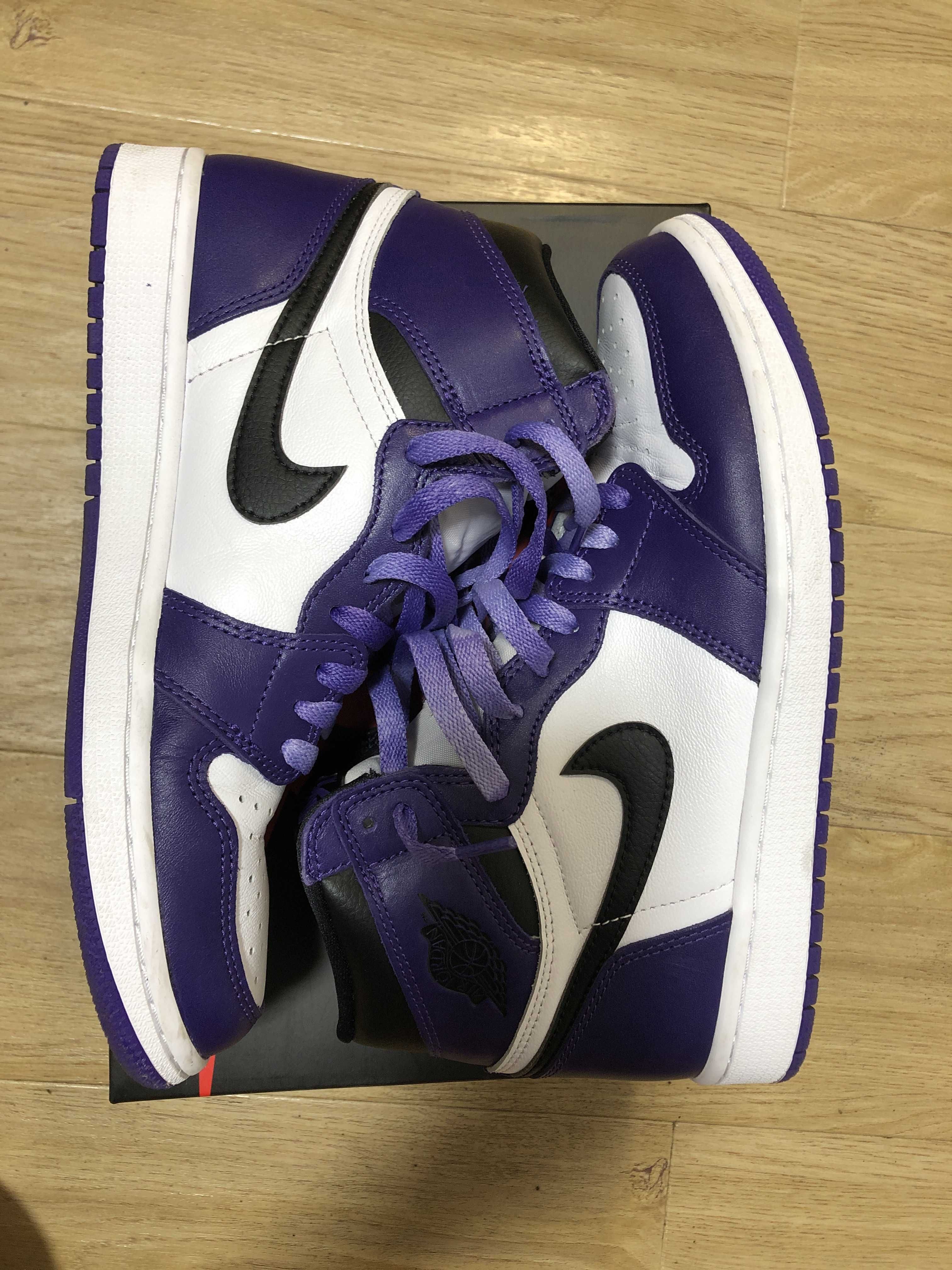 Nike Air Jordan 1 Retro High OG "Court Purple White/Black" (2020)   