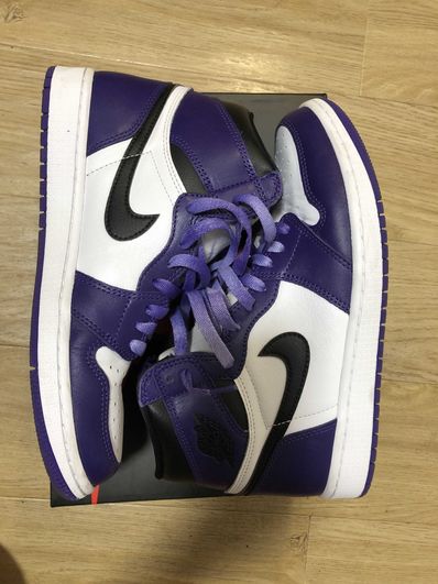 Nike Air Jordan 1 Retro High OG "Court Purple White/Black" (2020)