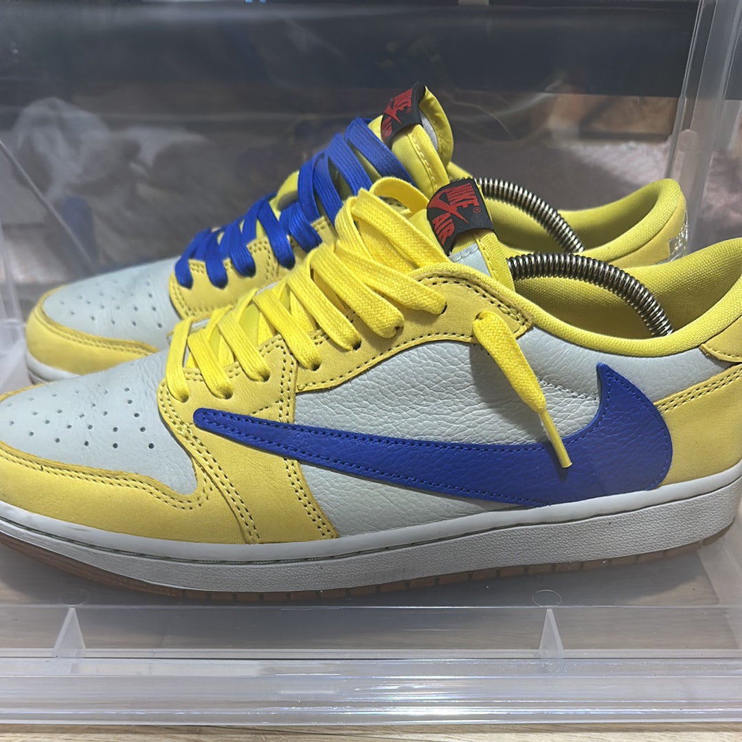 Travis Scott × Nike Women's Air Jordan 1 Retro Low OG "Canary"