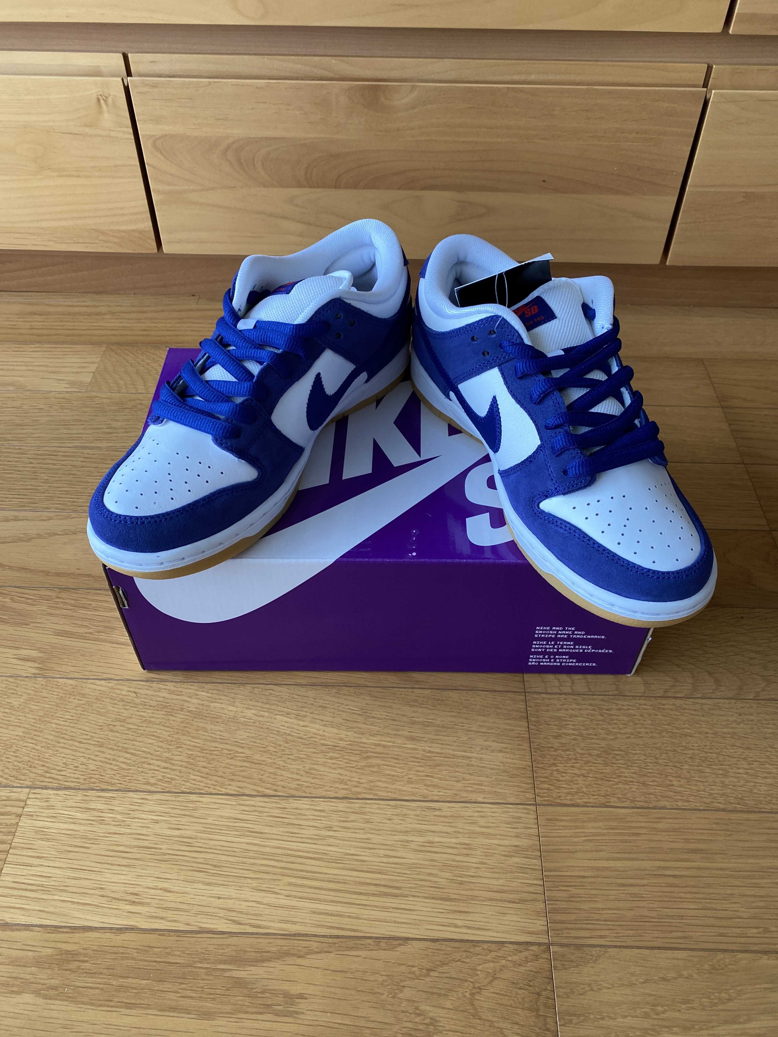 Nike SB Dunk Low "Los Angeles Dodgers/Deep Royal Blue"