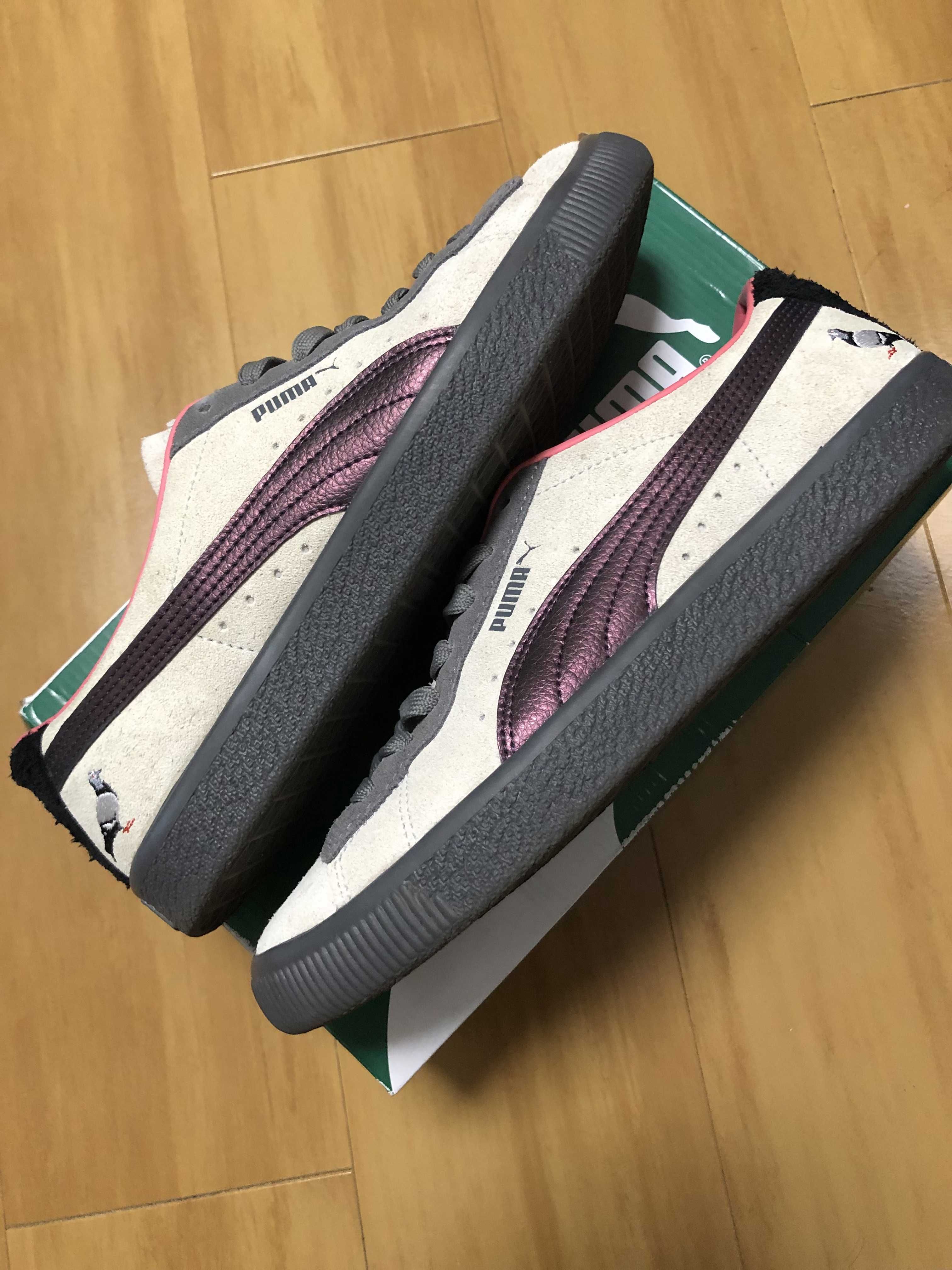 Staple × Atmos × Puma Suede "Natural Grey"